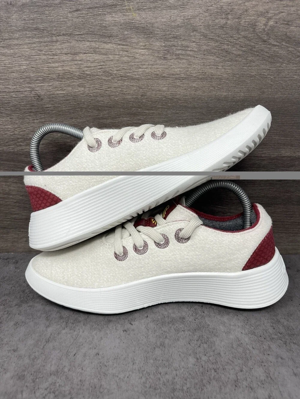 Allbirds Tree Dasher Relay Size 7.5 Womens Slip On Running Walking Shoes Cream